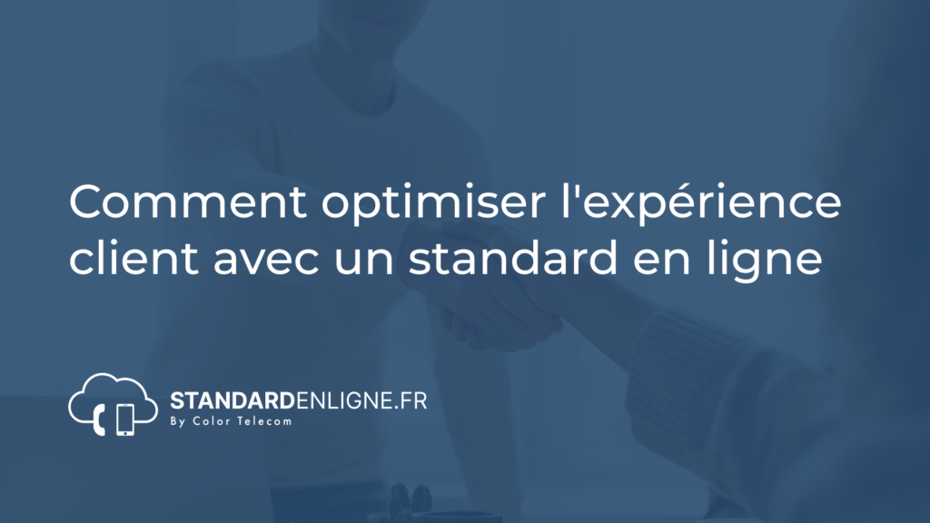 Image montrant Comment optimiser lexperience client avec un standard en ligne