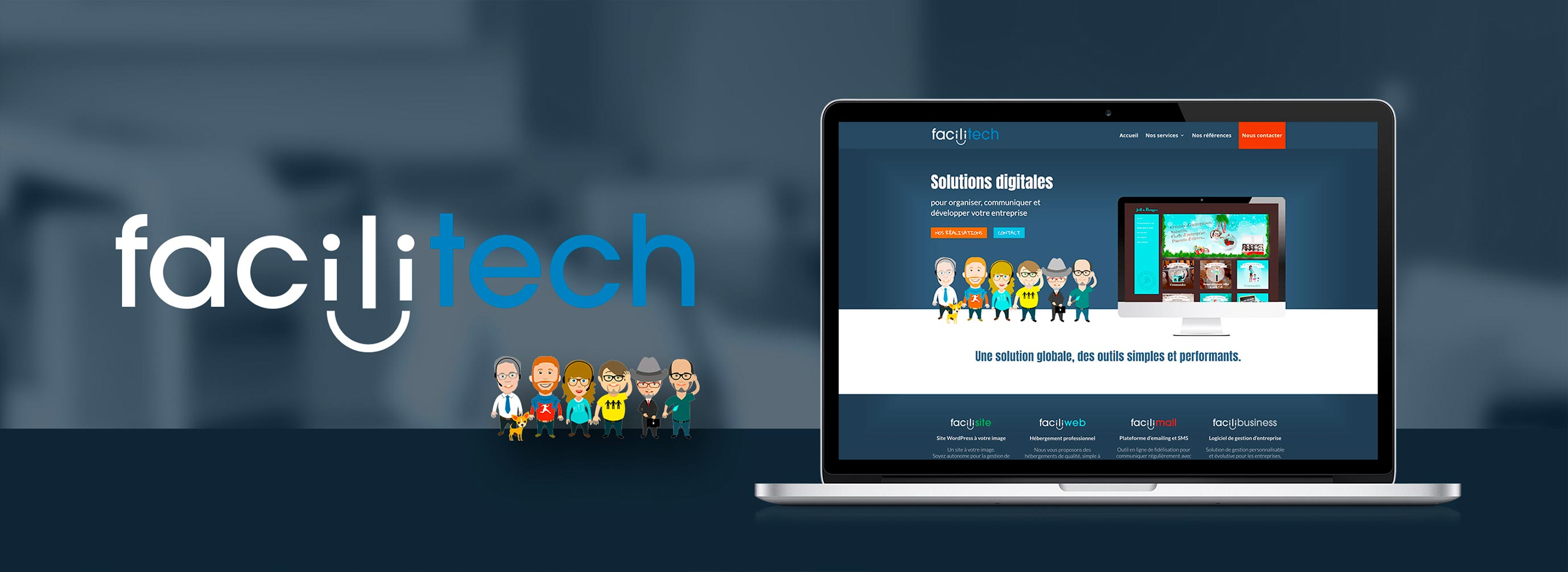 Alain Delmont, PDG de l’agence Facilitech